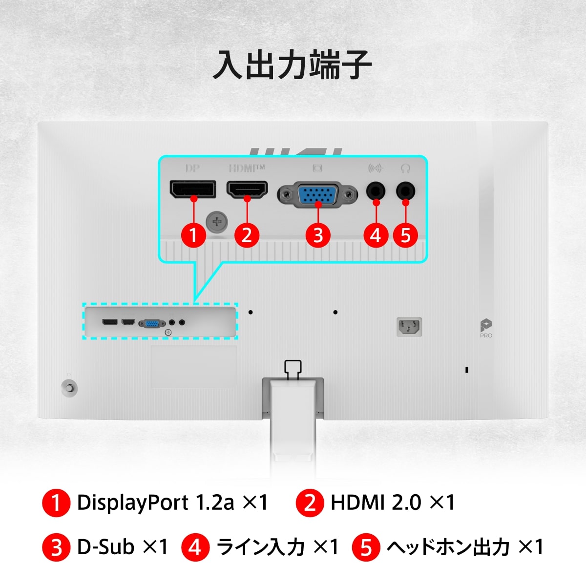 楽天市場】MSI ビジネスモニター PRO MP275W E2/27インチ/120Hz/1ms