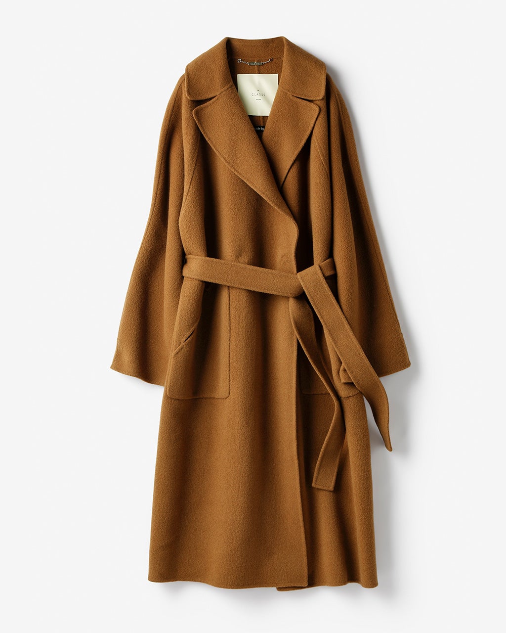 カシミヤ混ウールリバー／チェスターコート/DoCLASSE