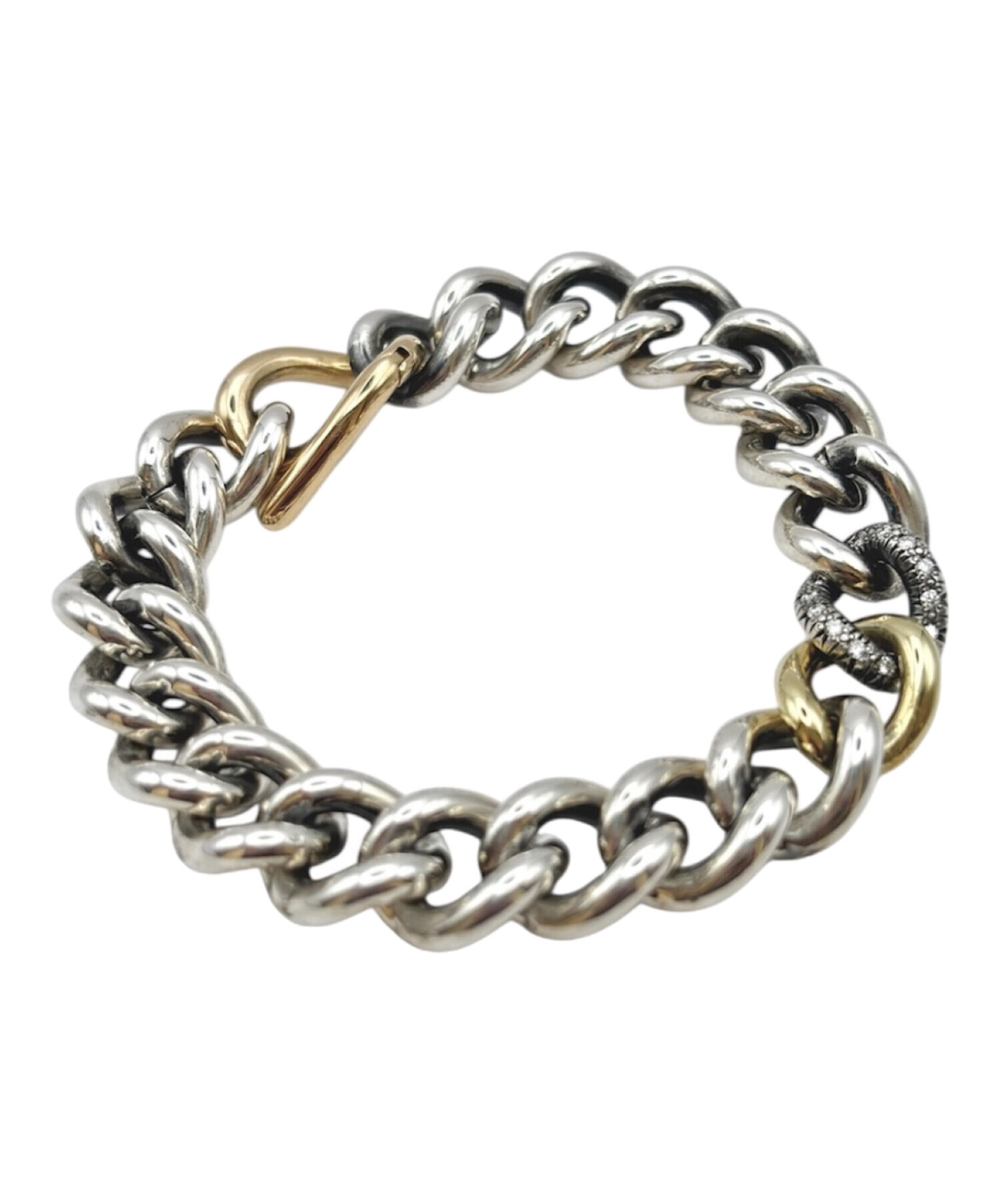 中古・古着通販】hum (ハム) HUMETE CHAIN BRACELET ダイヤモンド