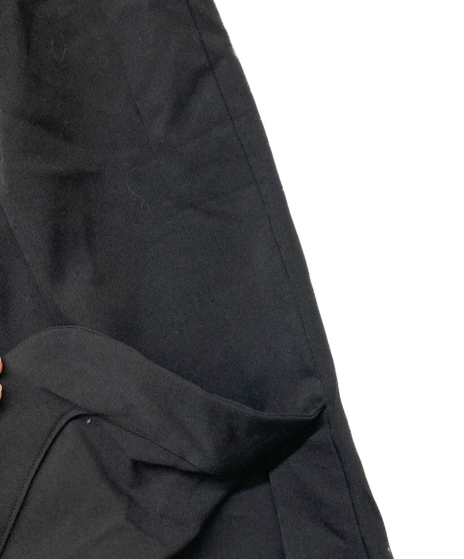 中古・古着通販】ORIMI (オリミ) 25SS CROPPED BIG SLACKS ブラック