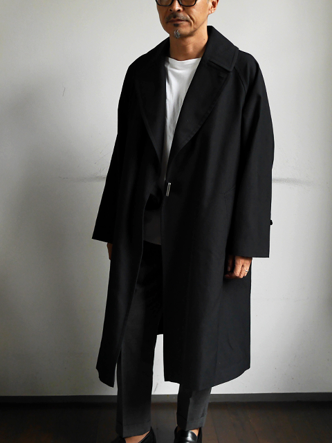 COMOLI ウールサージ タイロッケンコート | 大阪心斎橋のメンズ洋服の