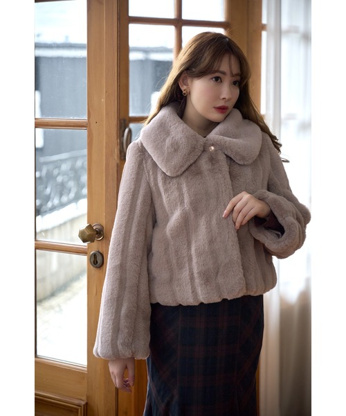 Her lip to コート アウター Winter Love Faux Fur Coat レディース