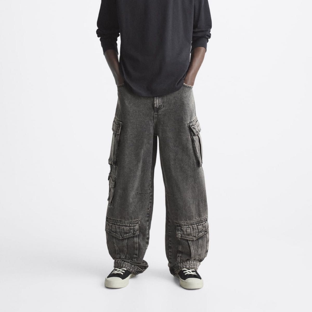 ZARA ザラ UTILITY カーゴデニムパンツ サイズ30｜Yahoo!フリマ（旧