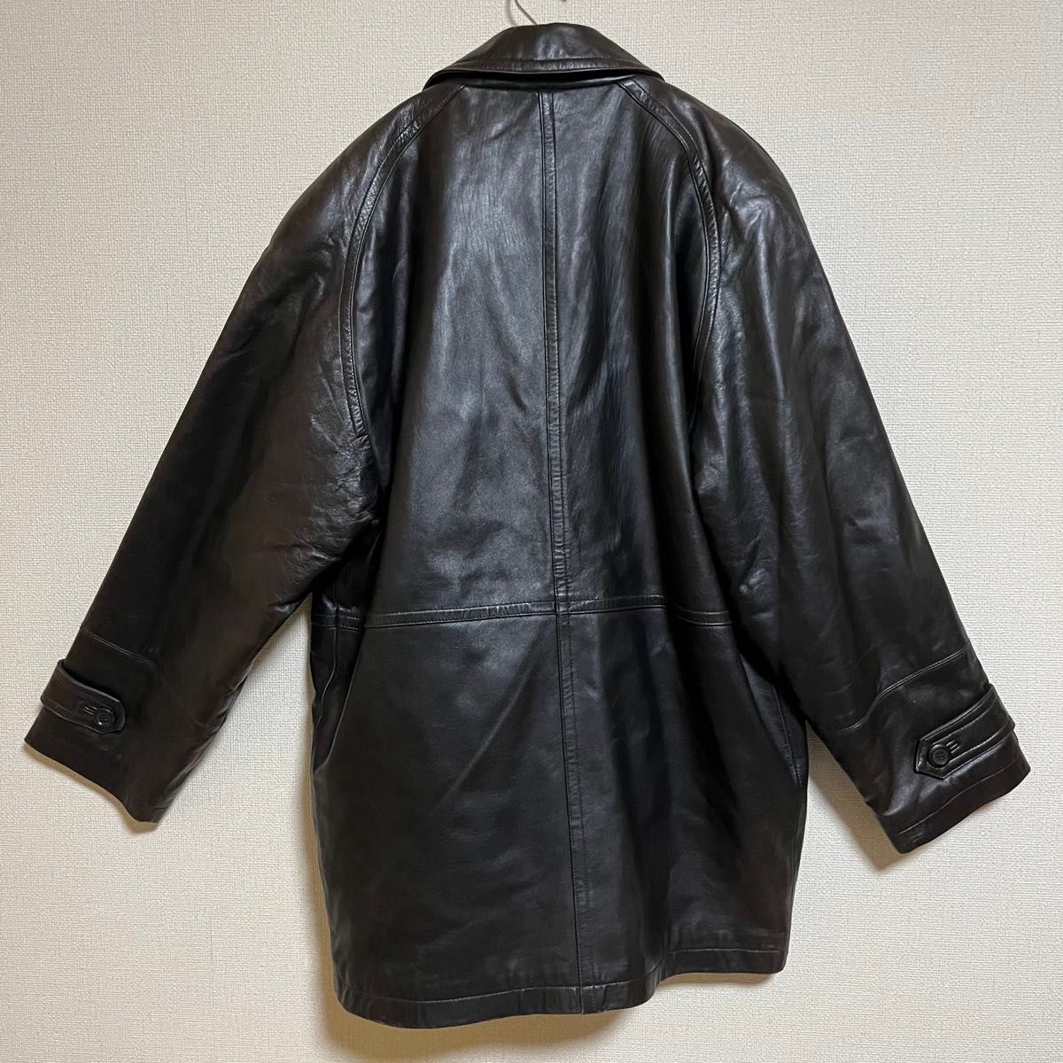Wind Armor（ウインドアーマー）本革レザーハーフコート/ジャケット M