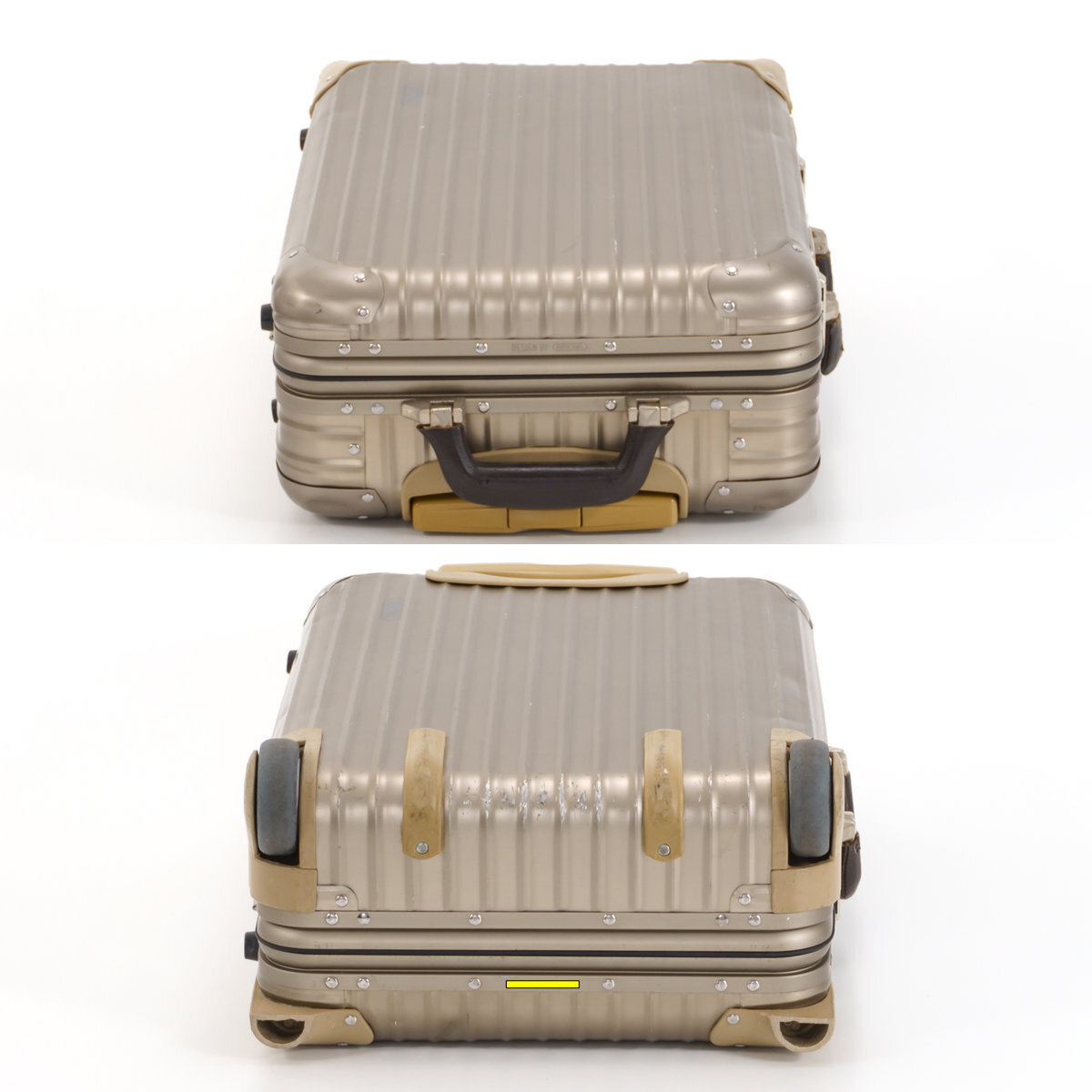 RIMOWA リモワ TOPAS トパーズ 32L 機内持ち込み 2輪 キャビンS 革巻き