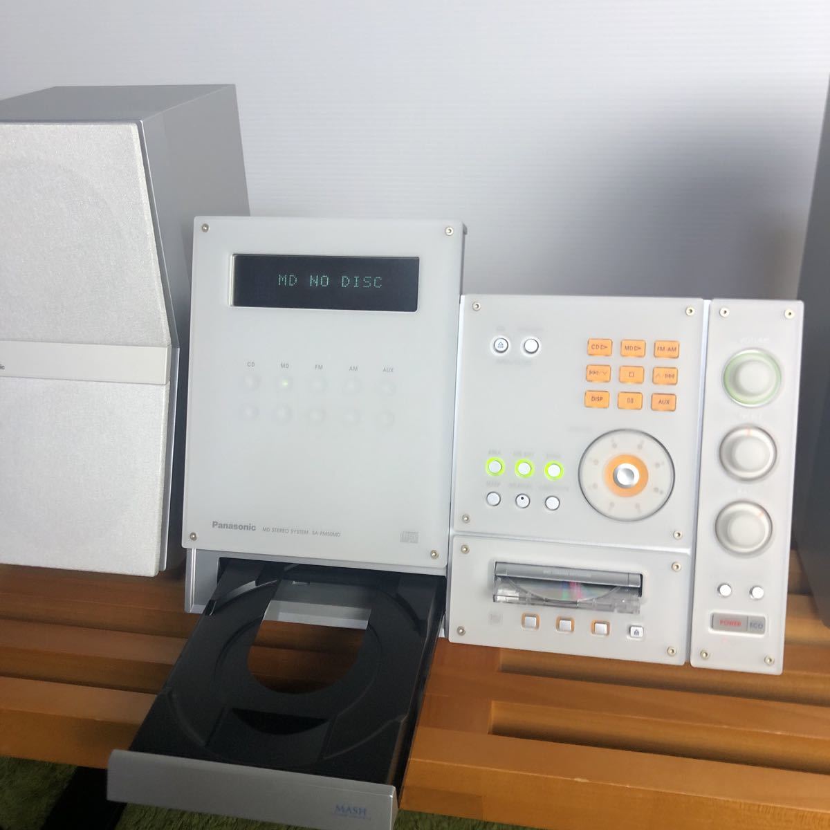 Panasonic パナソニック CD/MDミニコンポ システムコンポ SA-PM50MD