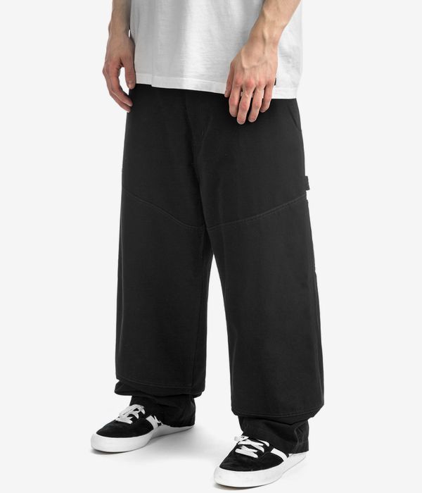 Shop Carhartt WIP Wide Panel Pant Marshall Pants (black rinsed