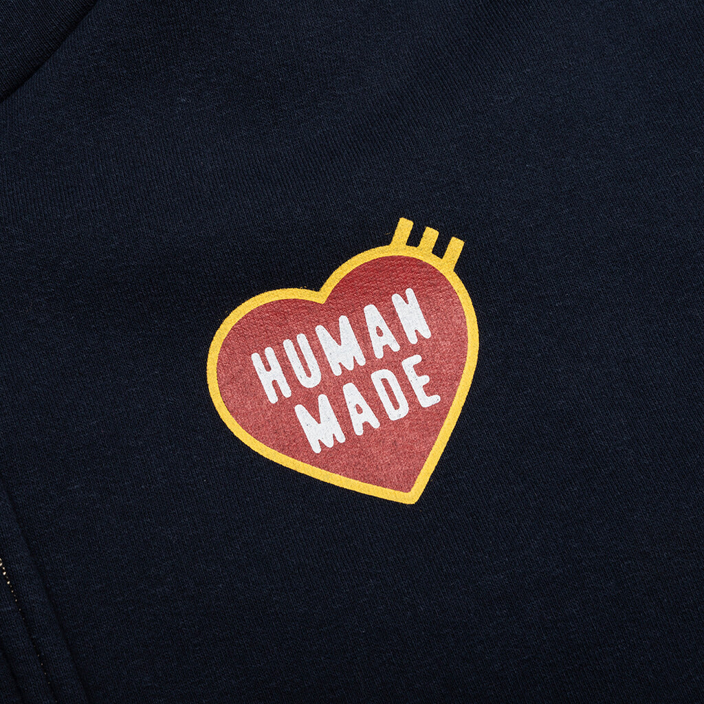 Classic Zip-Up Hoodie - Navy – Feature