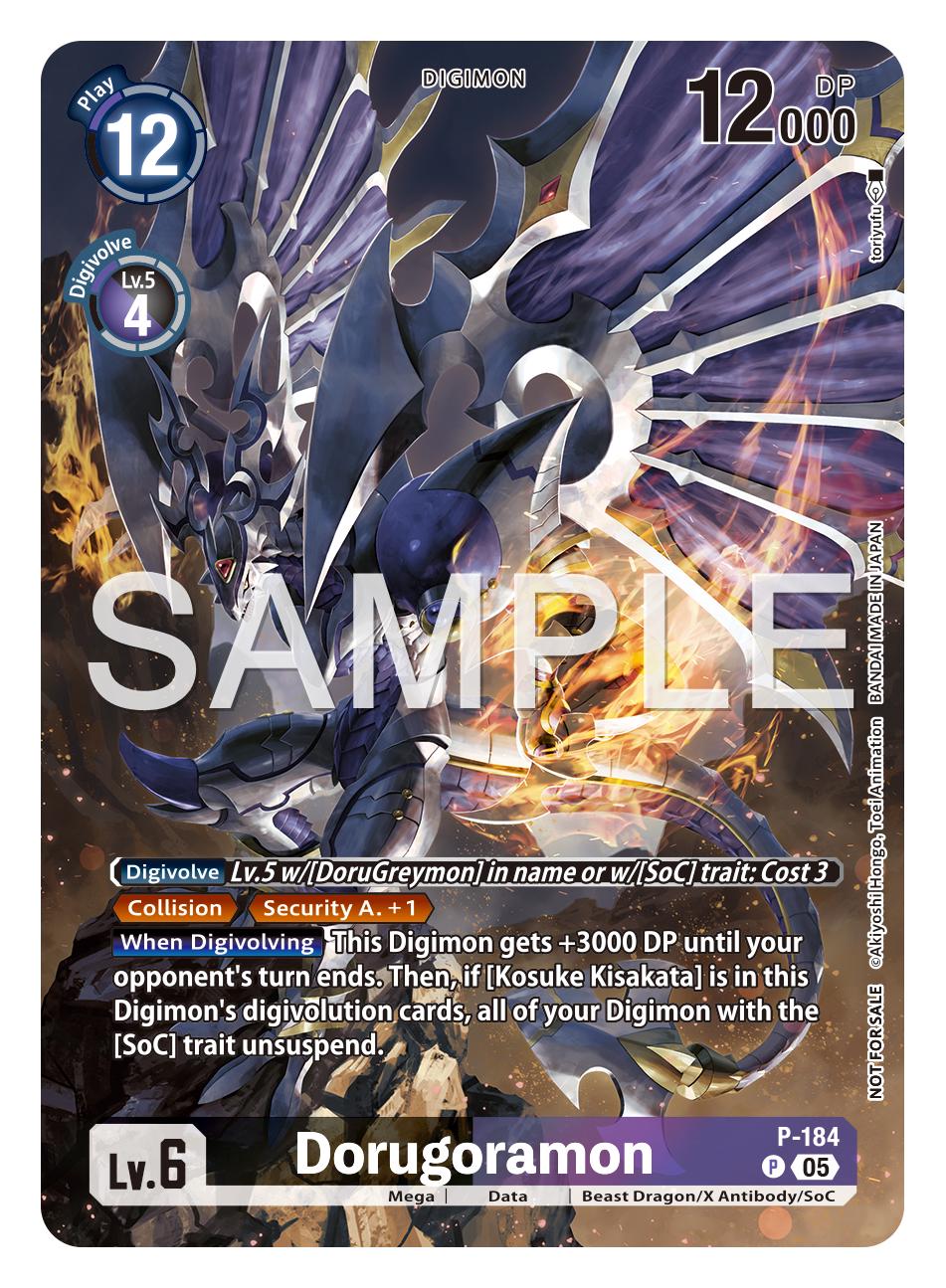 BT-21 World Convergence] HQ Promo Dorugoramon : r/DigimonCardGame2020