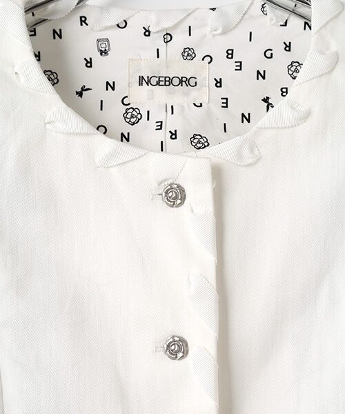 セール】 デニムノーカラージャケット （Gジャン・デニムジャケット