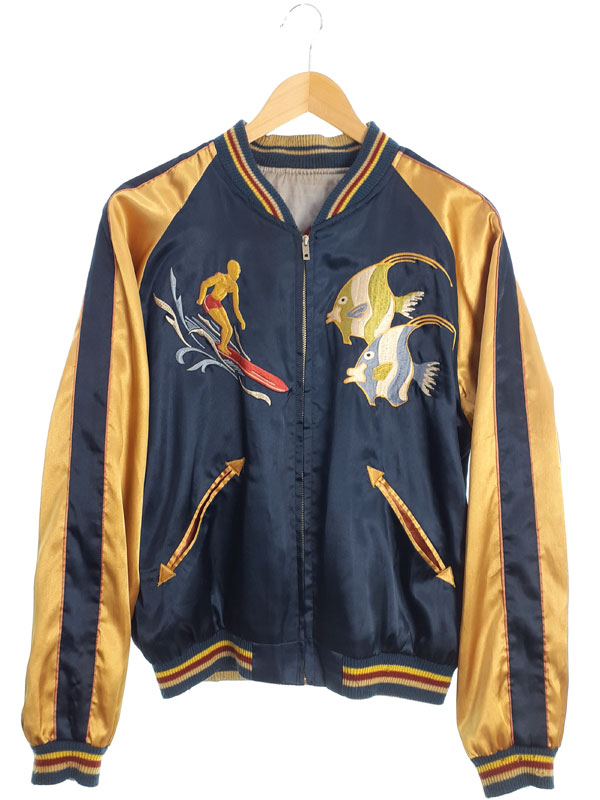 TAILOR TOYO】テーラー東洋『龍 ハワイ リバーシブルスカジャン sizeL