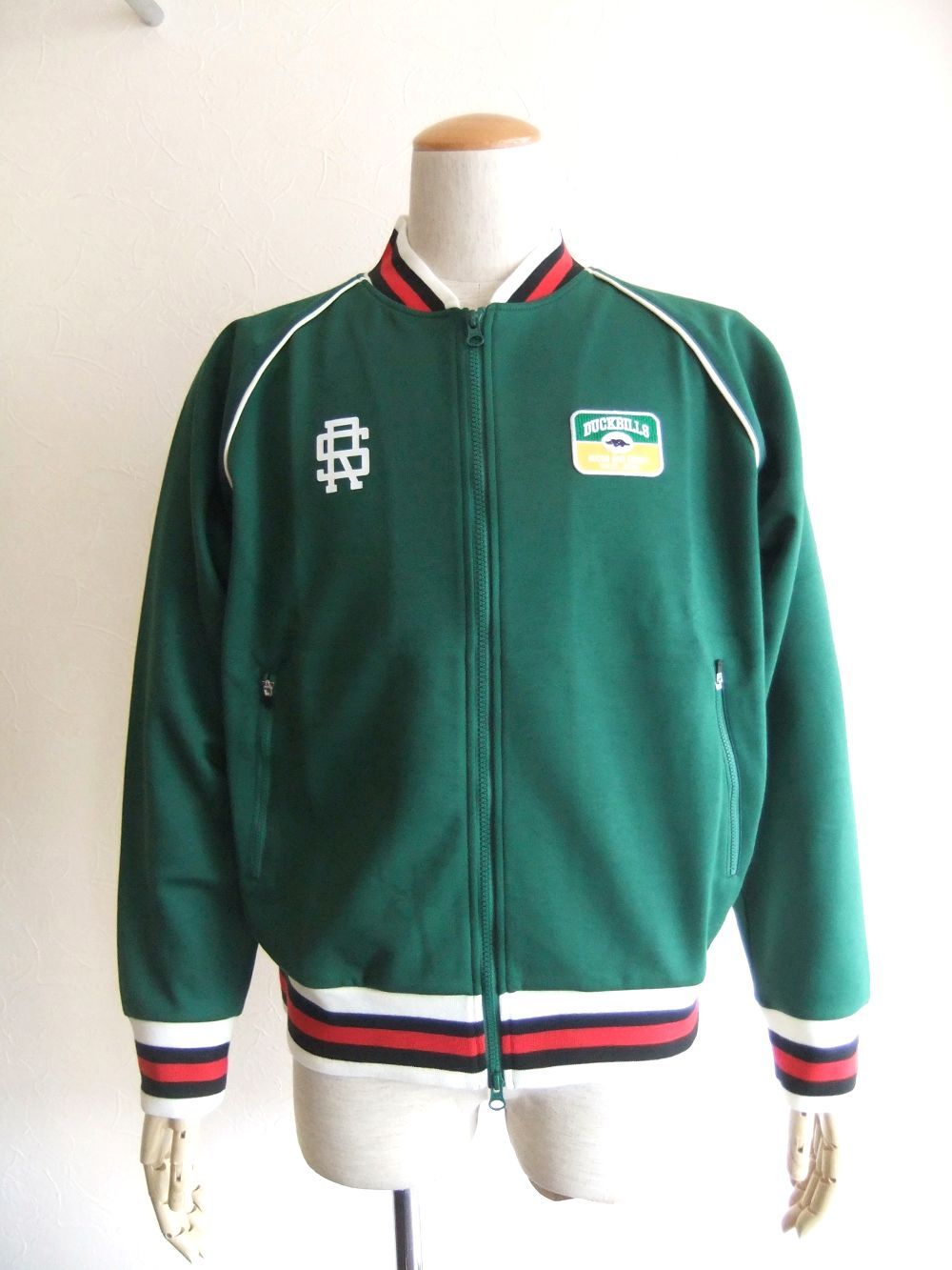 rough and swell・ラフ&スウェル⚫︎防寒ジップジャケットSグレー系