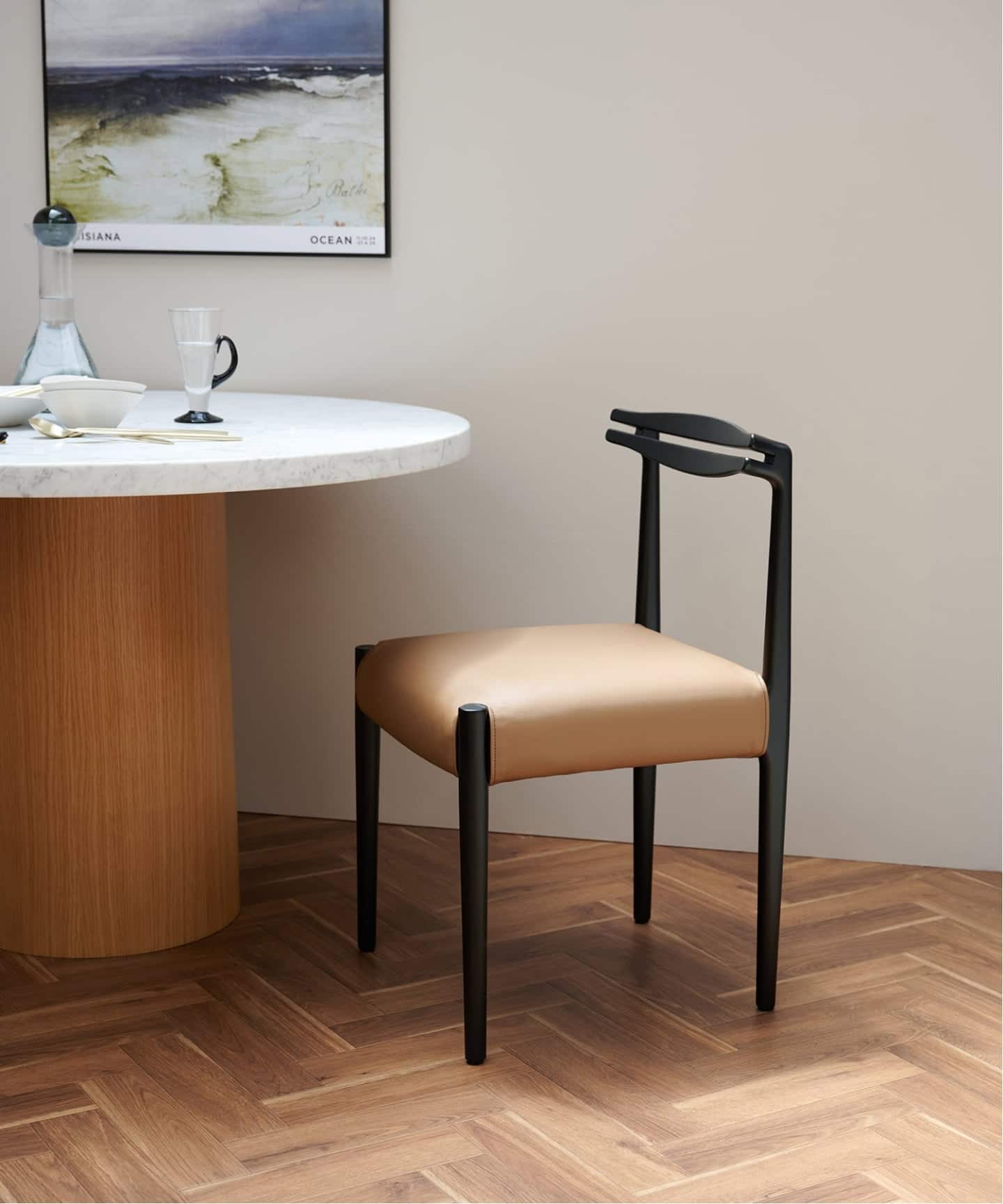 PORTO CHAIR black (Leather) PORTO CHAIR black ポルト チェア