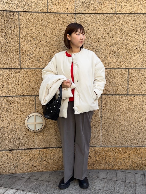 セール】『WEB/一部店舗限定』マフラーツキシームレスダウン（ダウン