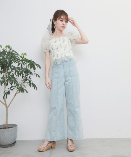 ボックスポケットデニムパンツ/MAJESTIC LEGON(マジェスティックレゴン