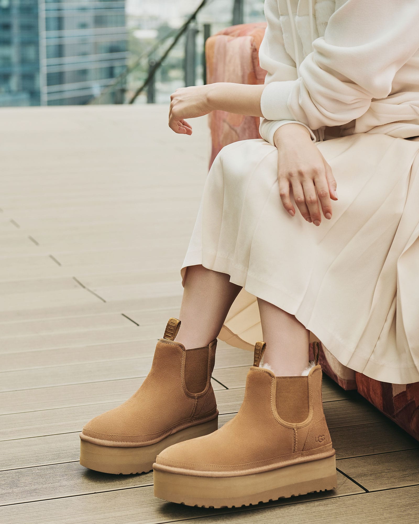 Neumel Platform Chelsea Chestnut | UGG