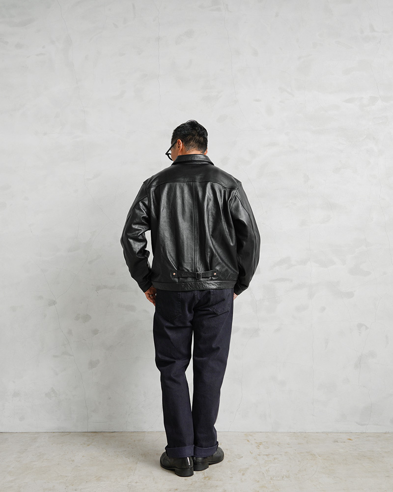 HOUSTON（ヒューストン） 8215 カウレザートラックジャケット 1st