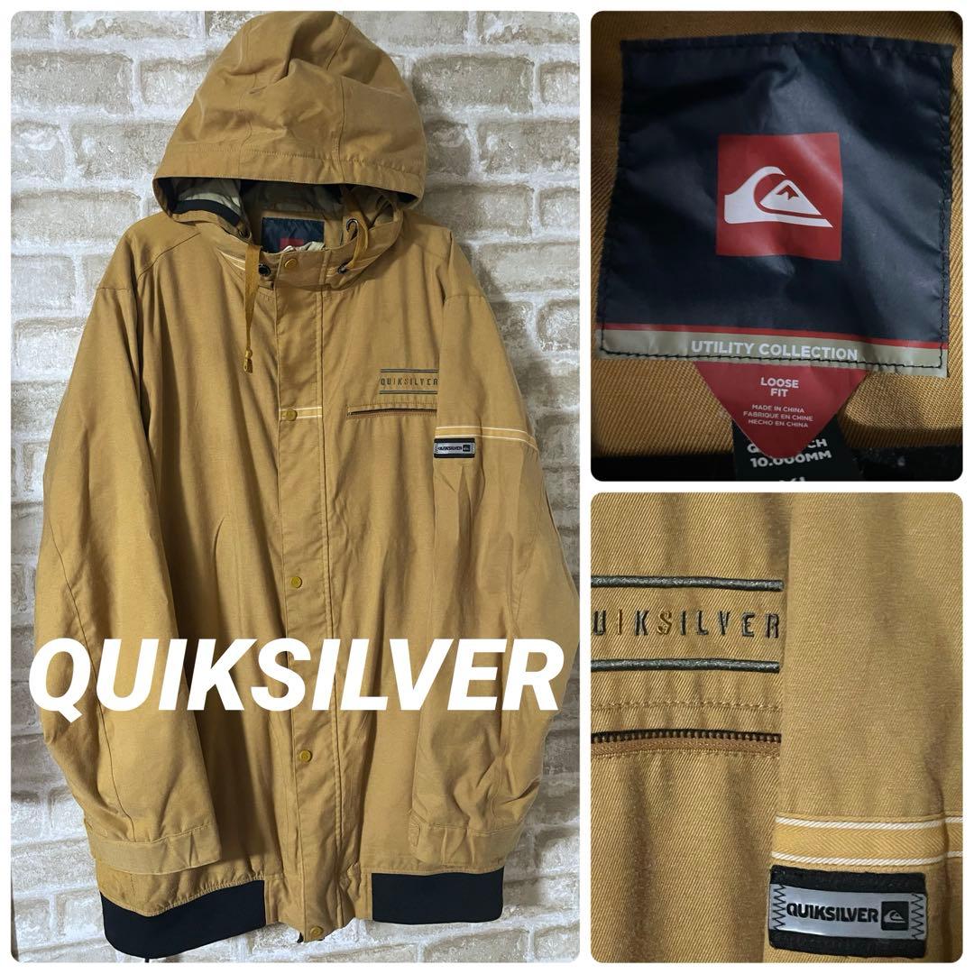 QUIKSILVER メンズXL スノーボードジャケット　スノーボードウェア Quiksilver（クイックシルバー） スノーボードウェア メンズ 上下