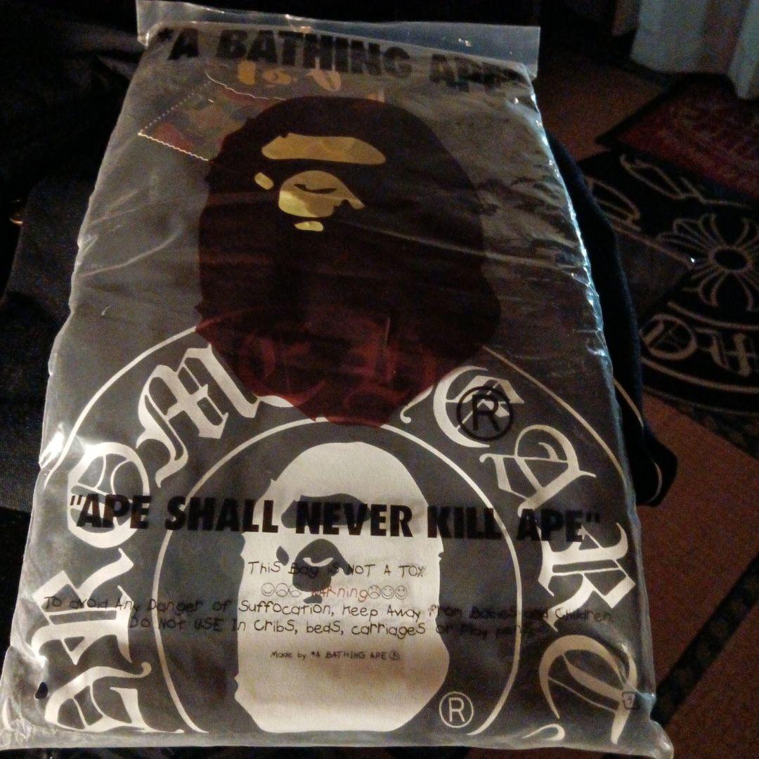 一*郎様 エイプ＆ChromeParts　コラボ Tシャツ激レア クロムハーツ エイプ コラボ ベビーマイロ 半袖 Tシャツ XS K0151