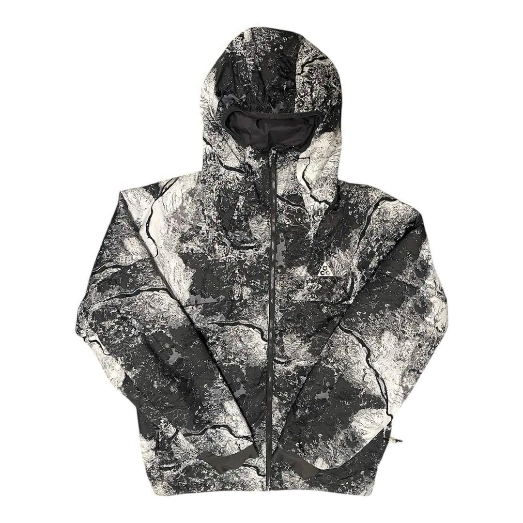 ナイキACG ダウンジャケット　迷彩柄 プリマロフト 美品　ドローコード付き 60%オフ 新品Nike ACG ダウンジャケット 迷彩LUNAR LAKE XL｜Yahoo