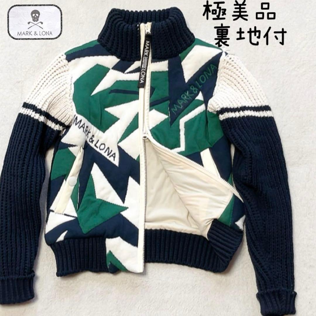 極美品　マークアンドロナ　ニットジャケット　裏地付　柄　ブルゾン　ネイビー 楽天市場】mark&lona（ジャケット｜メンズウェア）：ウェア<ゴルフ