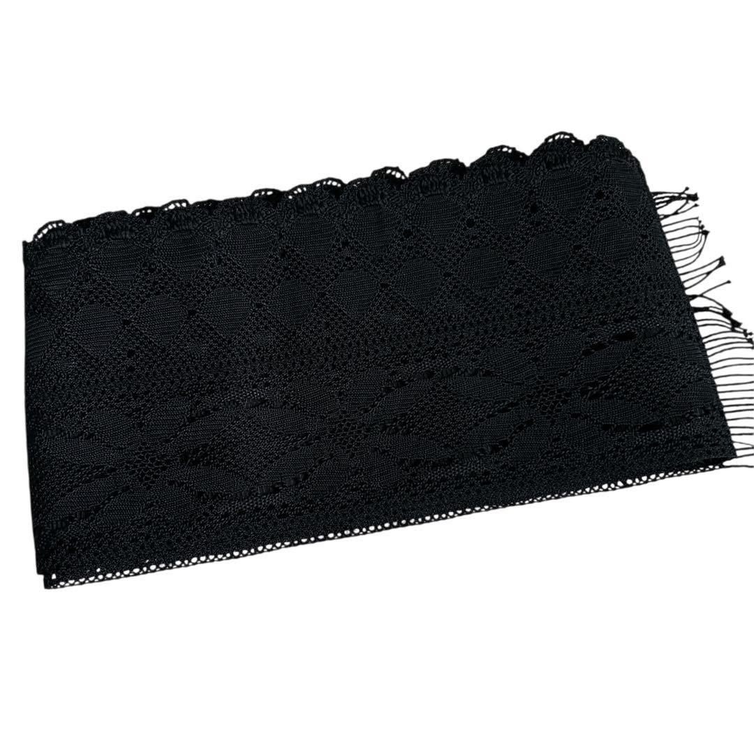 epoque様　ふりふ　レース　半幅帯　黒　ブラック epoque様 ふりふ レース 半幅帯 黒 ブラック - メルカリ