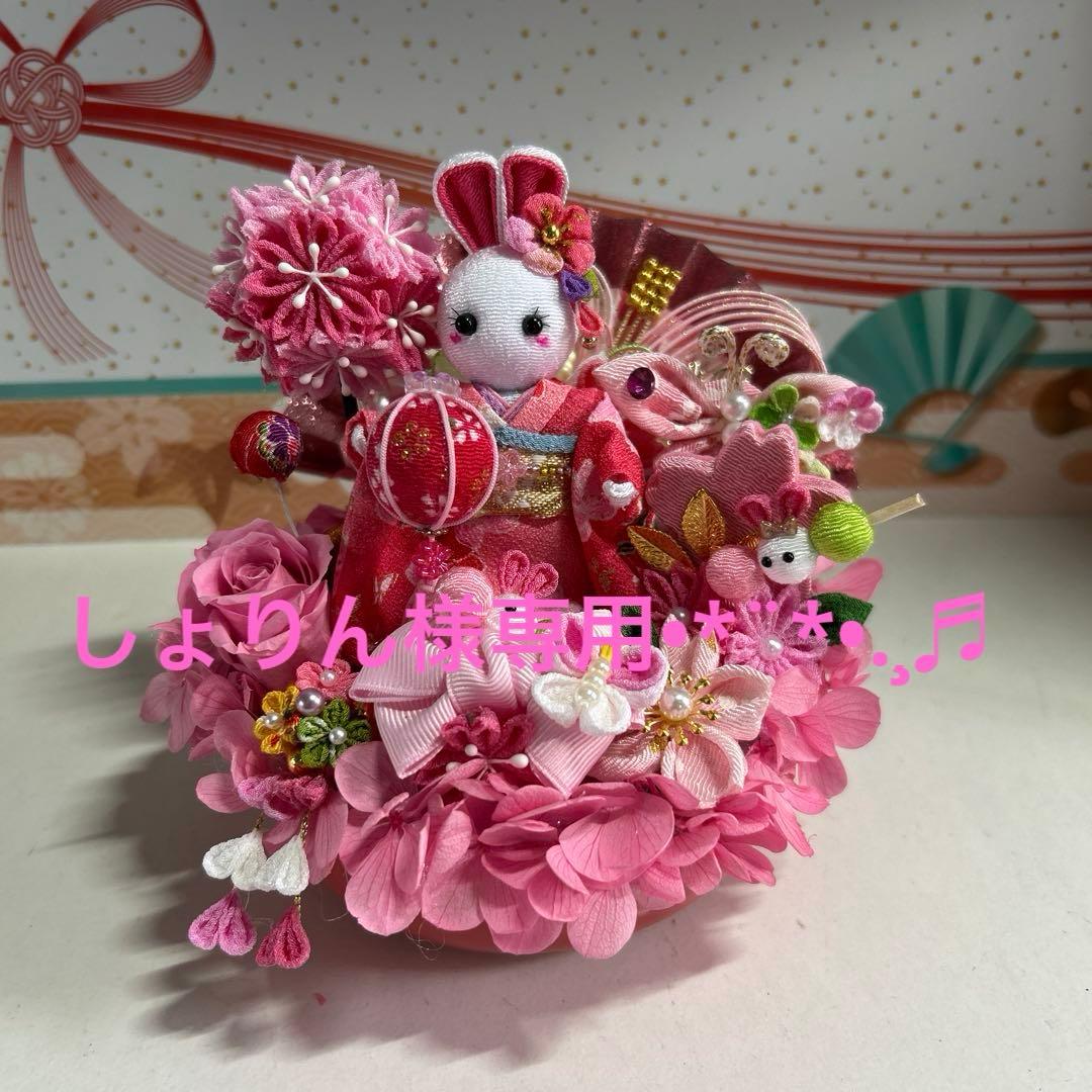 しょりん❣️春いっぱいのアレンジ❣️桜の木、薔薇、お団子、蝶々リボン❁⃘*.゜ 前髪ありバージョンჱ̒^ ̳ ̫ ̳^ 何枚目が好きか教えて💞