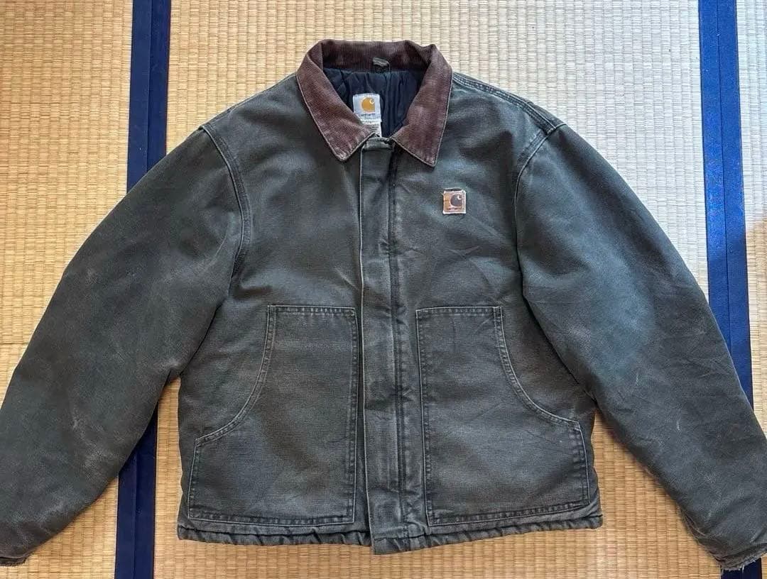 Carhartt USA製トラディショナルジャケット　J22MOS 00's Carhartt Traditional Jacket J22 Moss Green MADE IN USA XXL