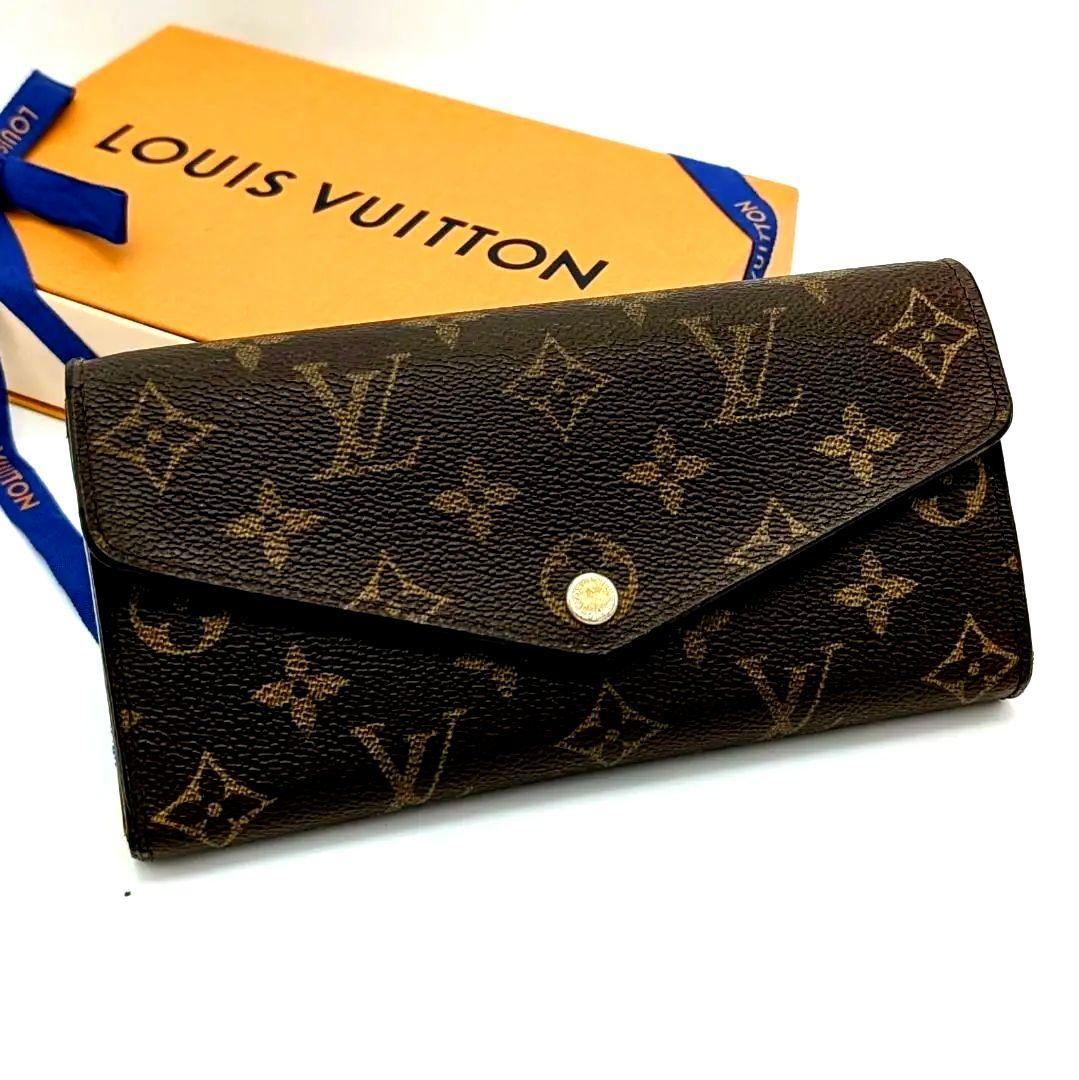 ぴーちくぱーちく　ルイヴィトン　新型　ポルトフォイユ　サラ　モノグラム ギフトにも*送料込*ルイヴィトン*モノグラムポルトフォイユサラ (Louis