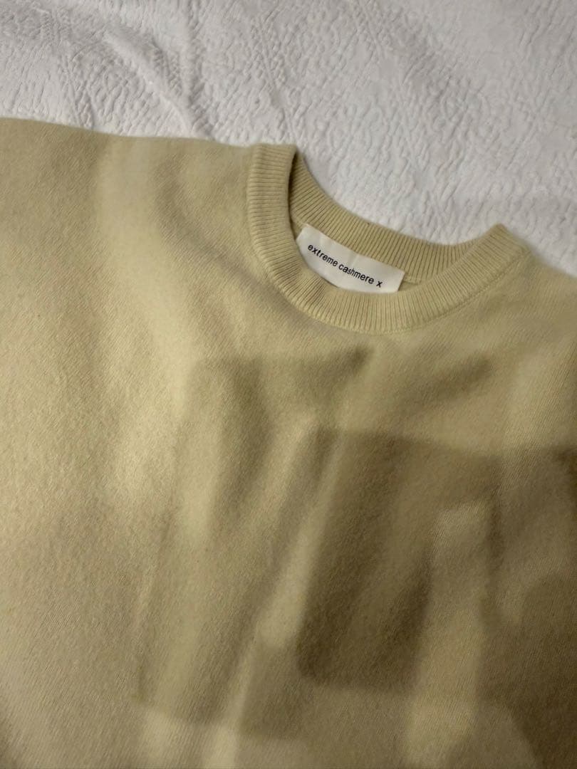 extreme cashmere カシミヤニットオーバーサイズ extreme cashmere/エクストリームカシミヤ CREW HOP（ニット／セーター