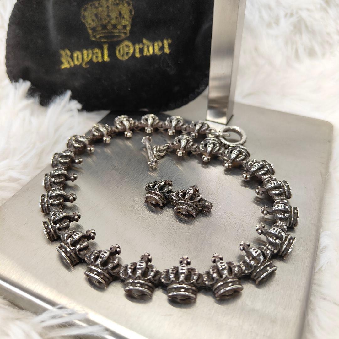 極上レア品　 Order クラウン　シルバーブレスレット　925 楽天市場】ロイヤルオーダー Royal Order 正規 ブレスレット ロイヤル