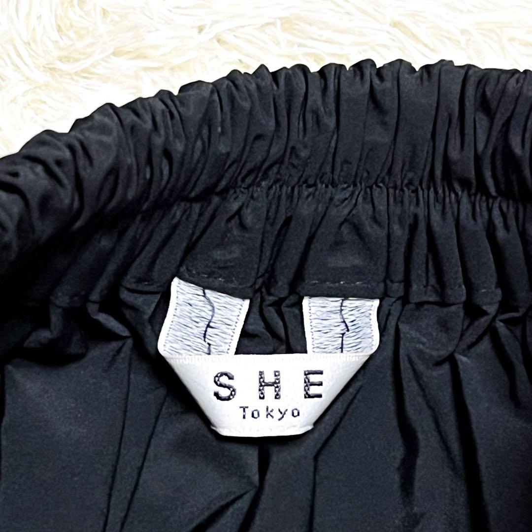 she tokyo Lisa ロングスカート ティアード ブラック - メルカリ