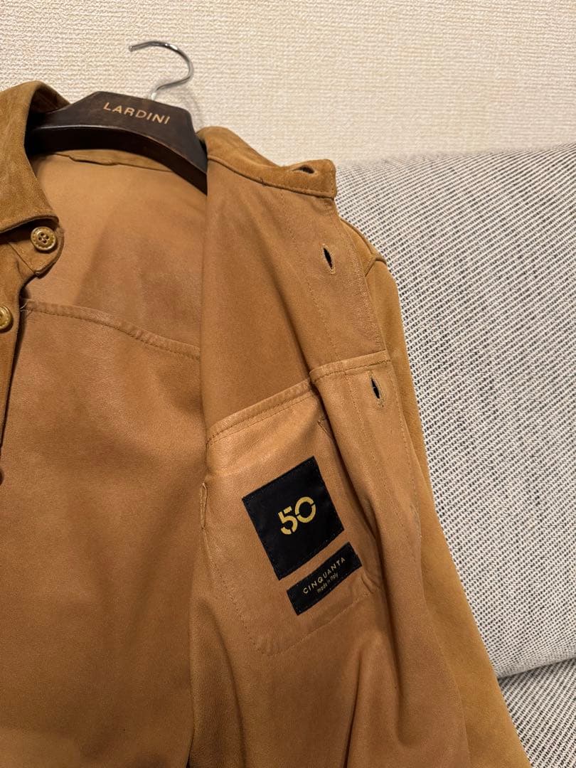 CINQUANTA Suede Shirt Jacket - メルカリ