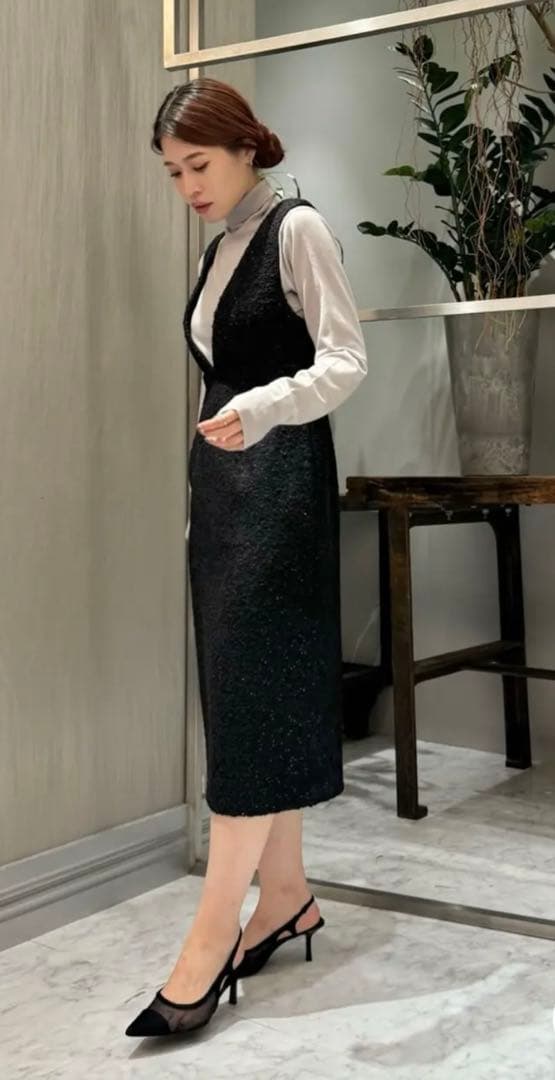 グレースツイードタイトジャンパースカート　ダイアグラム ツイードタイトジャンパースカート / GRACE CONTINENTAL | GRACE