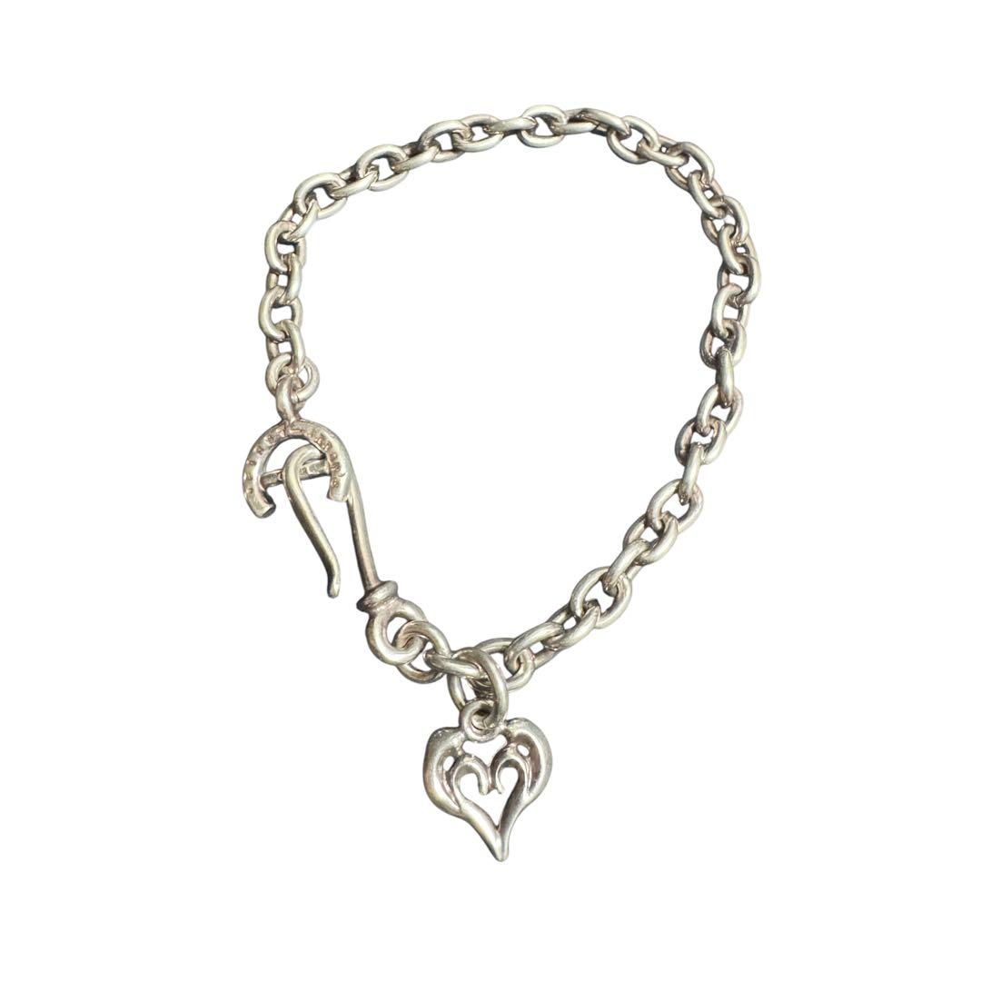 FIRSTARROWS アラベスクハート(S)付 チェーンブレスレット アラベスクハート(L)付 チェーンブレスレット | ブレスレット | FIRST