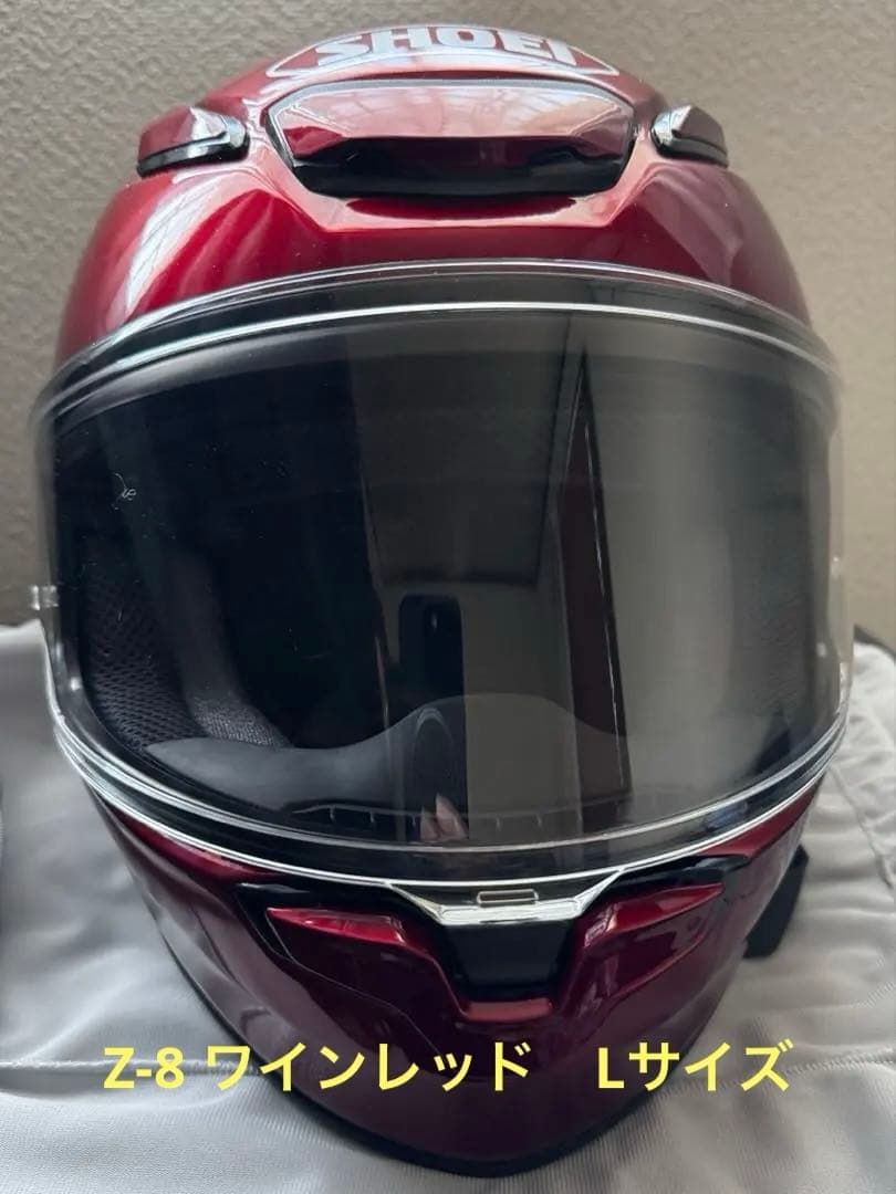 SHOEI フルフェイスヘルメット Z-8 ワインレッド　Lサイズ 在庫限り】Z-8 ワインレッド フルフェイスヘルメット｜フルフェイス