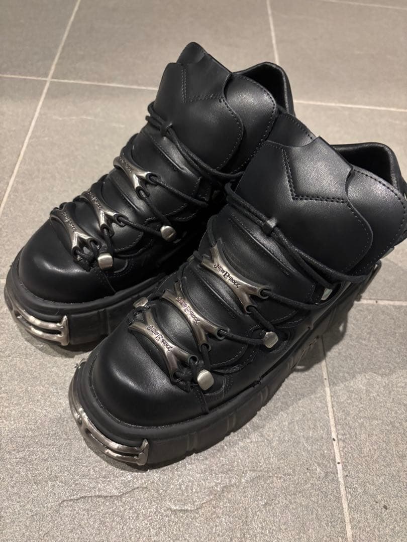 Amiligeアミリージュ 地雷系 サブカル 靴 ブラック 厚底スニーカー アミリージュ Amilige 厚底 靴 地雷 - メルカリ