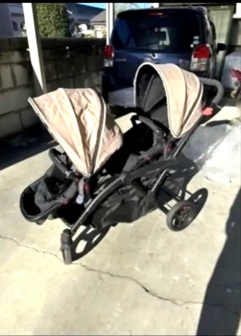コンターズ オプション エリート ダブル ベージュ　二人乗りベビーカー 楽天市場】【お取り寄せ】コンターズ オプション エリート V2 ダブル