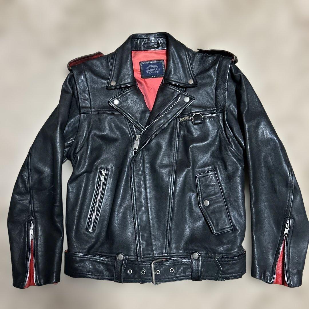 よ*か様 昭和革ジャンL横浜銀蝿キャロルクリームソーダクールスDカンブラックキャ よ*か様 昭和革ジャンL横浜銀蝿キャロルクリームソーダクールスDカン