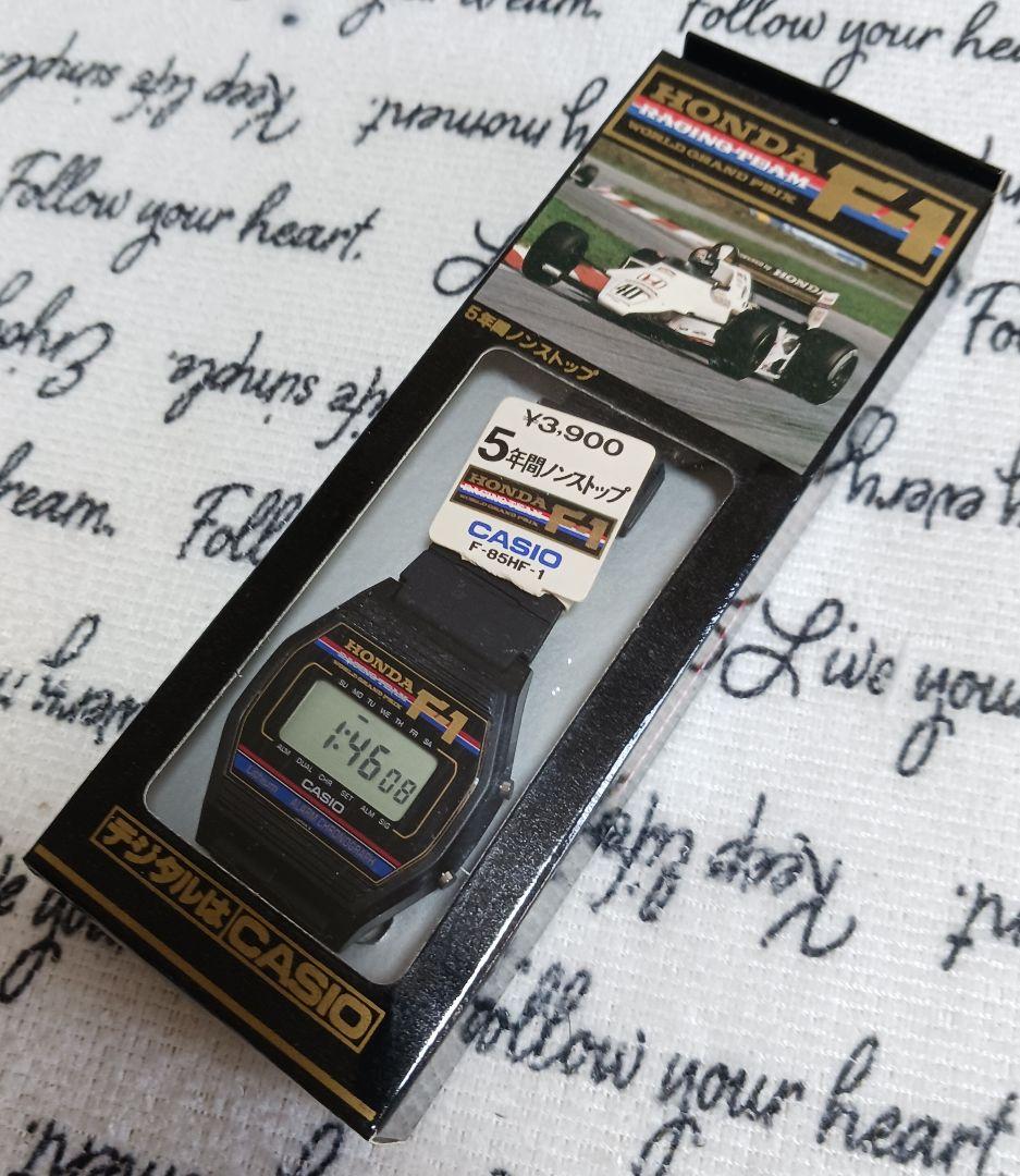 新品 CASIO HONDA F1 デジタル 腕時計 デッドストック カシオ CASIO HONDA F1 腕時計カシオホンダ F−85 デッドストック - メルカリ